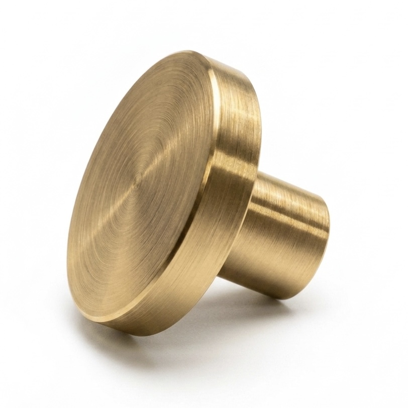 Mosiężny uchwyt meblowy gałka złota 30mm Standard