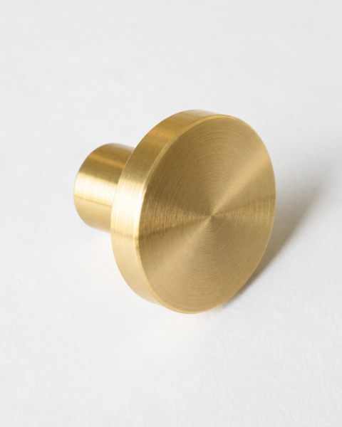 Uchwyt meblowy Gałka 100% Mosiądz 25 mm - obrazek 2