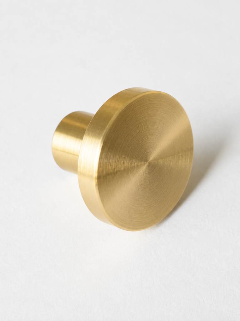 Uchwyt meblowy Gałka 100% Mosiądz 25 mm