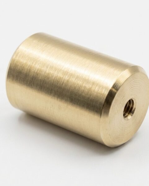 Mosiężny uchwyt meblowy gałka złota 13mm - obrazek 3