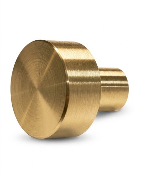 Mosiężny uchwyt meblowy gałka złota 25mm - obrazek 2