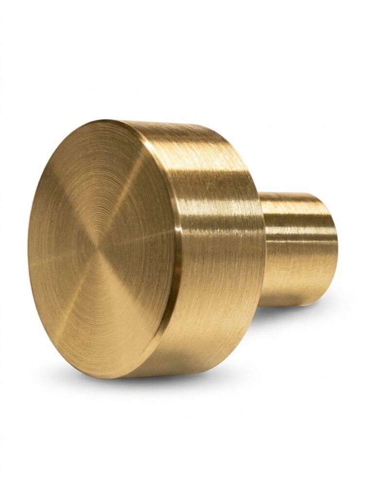 Mosiężny uchwyt meblowy gałka złota 25mm
