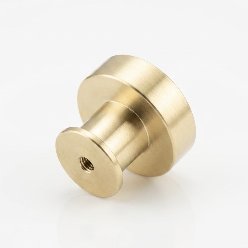 Mosiężny uchwyt meblowy gałka złota 30mm